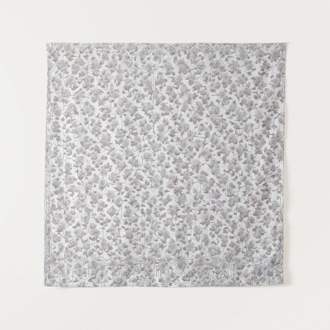 White Roses D Tapestry (Front)