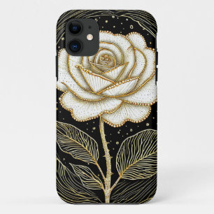White roses flower Case-Mate iPhone case