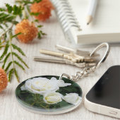 White Roses Key Ring (Front Right)