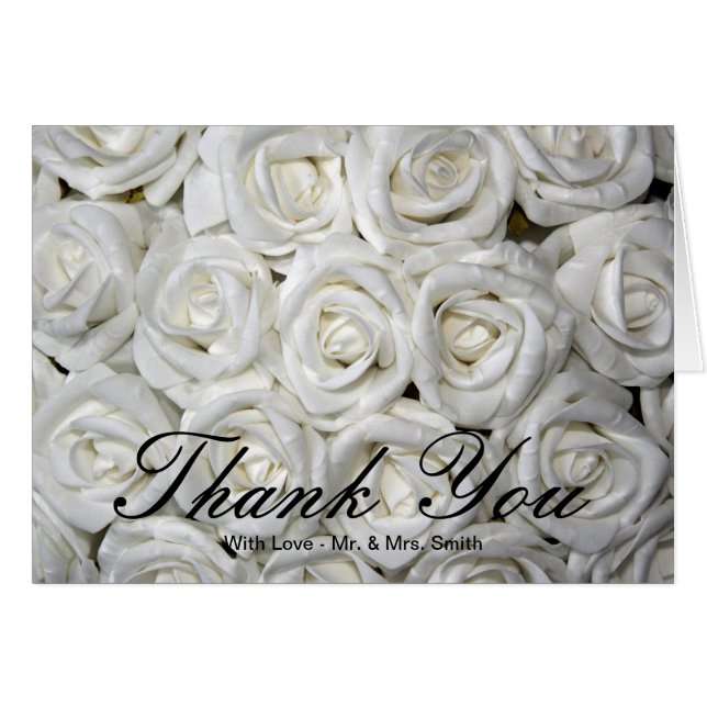 White Roses Thank You (Front Horizontal)