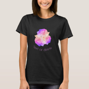 White Roses With Raindrops Bouquet Personalised T-Shirt