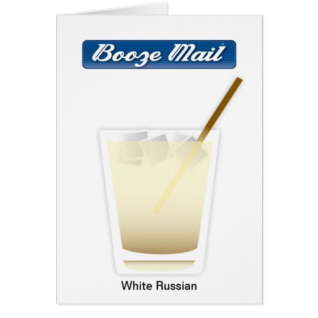 White Russian Card (Front)