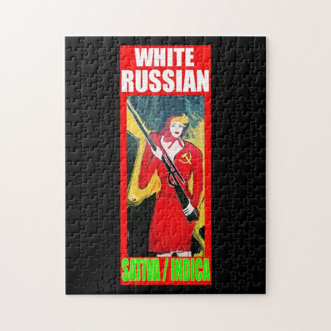WHITE RUSSIAN SATIVA INDICA JIGSAW PUZZLE (Vertical)