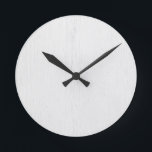White Rustic Wood Digital Print Wall Clock<br><div class="desc">White Rustic Wood Digital Print Wall Clock by Gerson Ramos.</div>