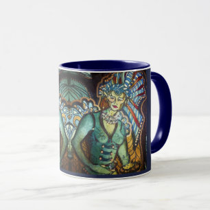White Sage Fairy Mug Facing Outward
