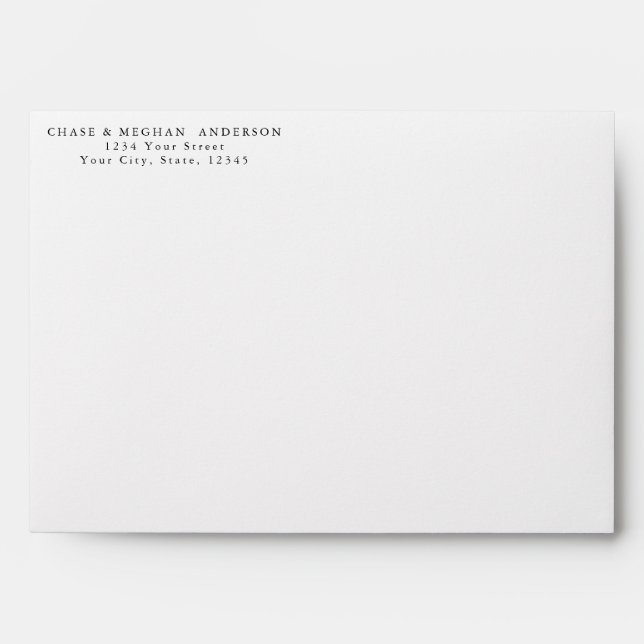 White Sage Green Abstract   Envelope (Front)