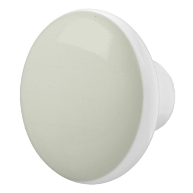 White Sage Solid Colour Ceramic Knob (Right)