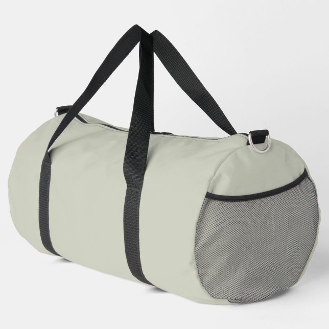 White Sage Solid Colour Duffle Bag (Right Corner)
