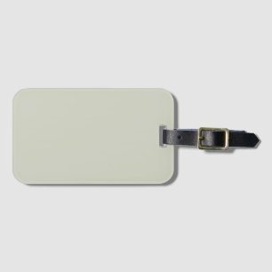 White Sage Solid Colour Luggage Tag