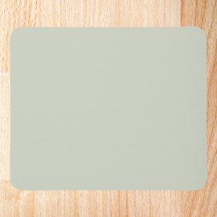 White Sage Solid Colour Mouse Pad