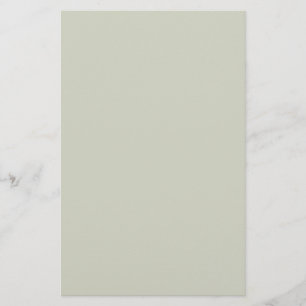 White Sage Solid Colour Stationery