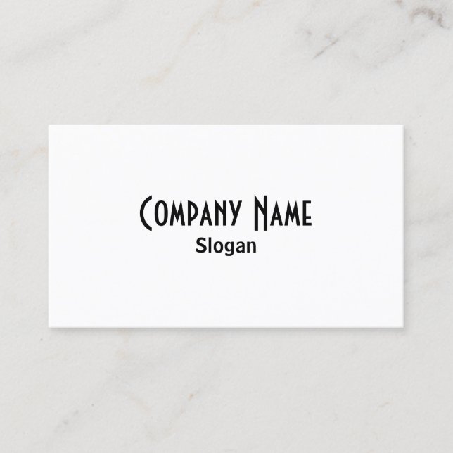 White Salt & Black Pepper Business Card (Front)