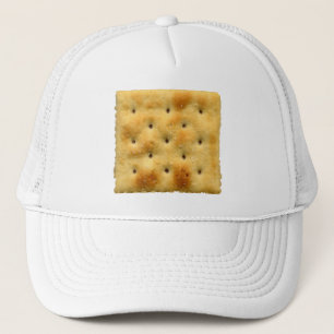 White Saltine Soda Crackers Trucker Hat