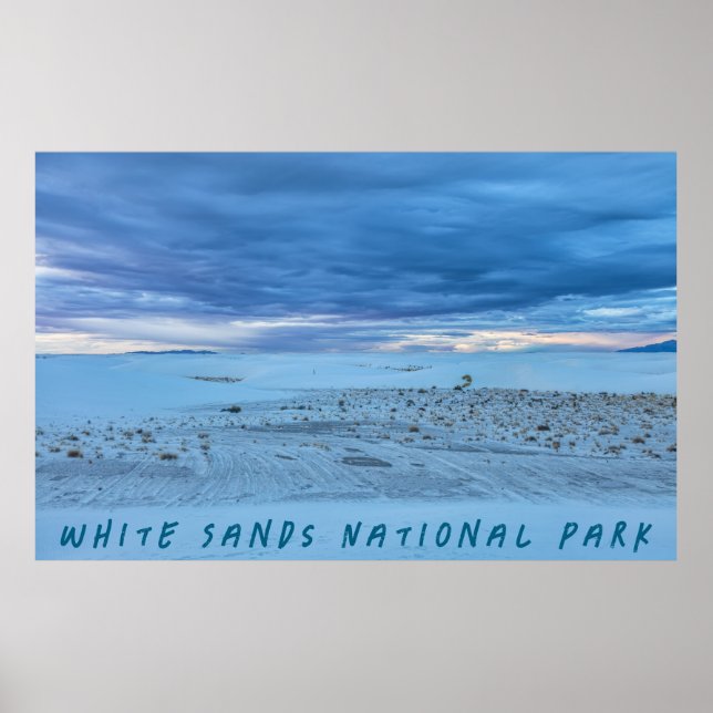 White Sand National Park Poster (Front)