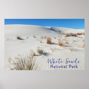 White Sand National Park Poster