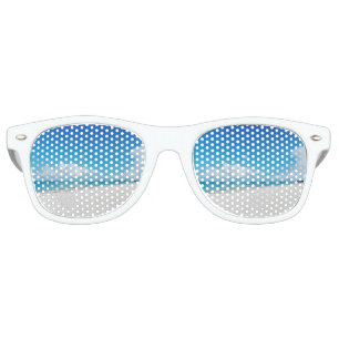 White Sand Tropical Beach Retro Sunglasses
