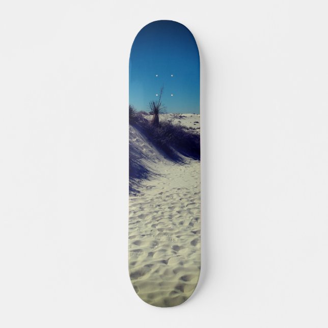 White Sands Footsteps Skateboard (Front)