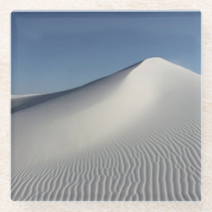 White Sands Glass Coaster