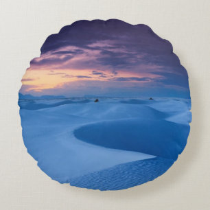 White Sands National Monument 2 Round Cushion