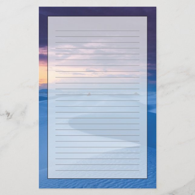 White Sands National Monument 2 Stationery (Front)