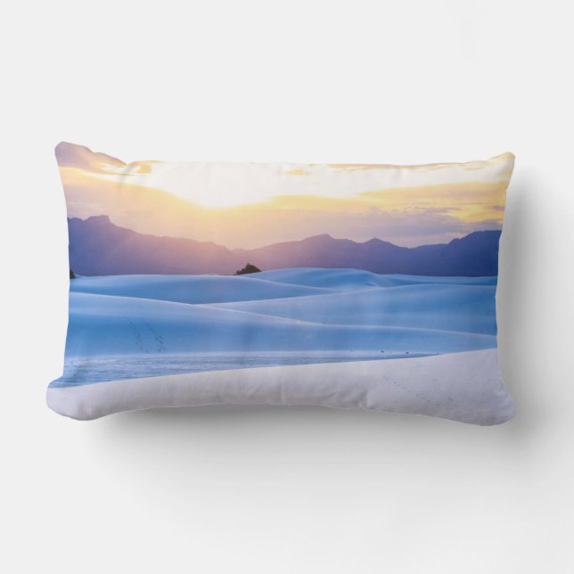 White Sands National Monument 3 Lumbar Cushion (Front)