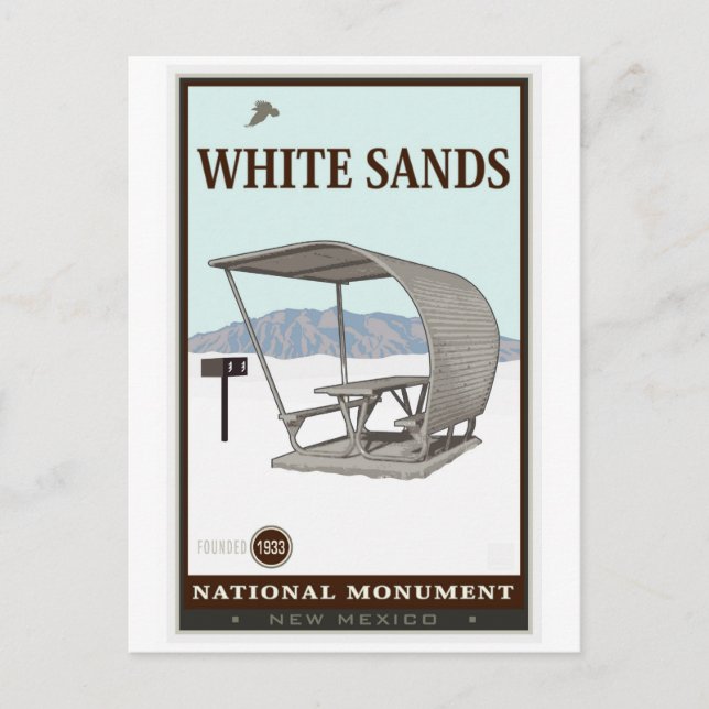 White Sands National Monument 4 Postcard (Front)