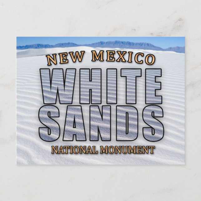 White Sands National Monument Postcard (Front)