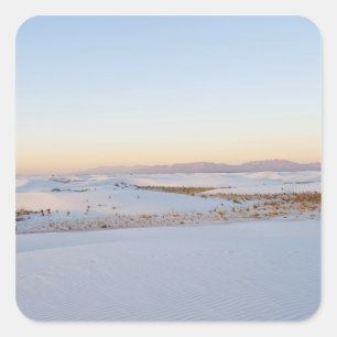 White Sands National Monument, Transverse Dunes Square Sticker