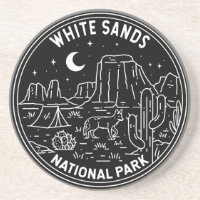 White Sands National Park New Mexico Monoline