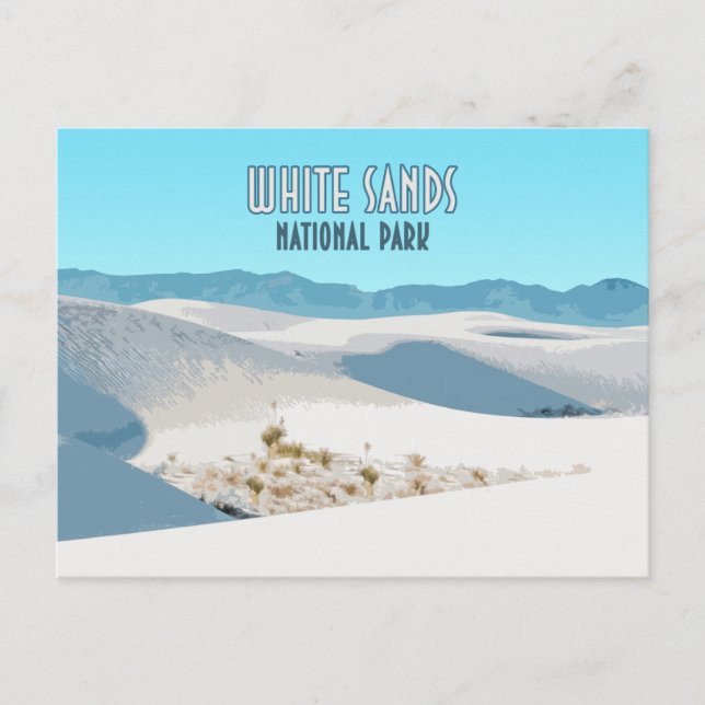 White Sands National Park New Mexico Postcard (Front)