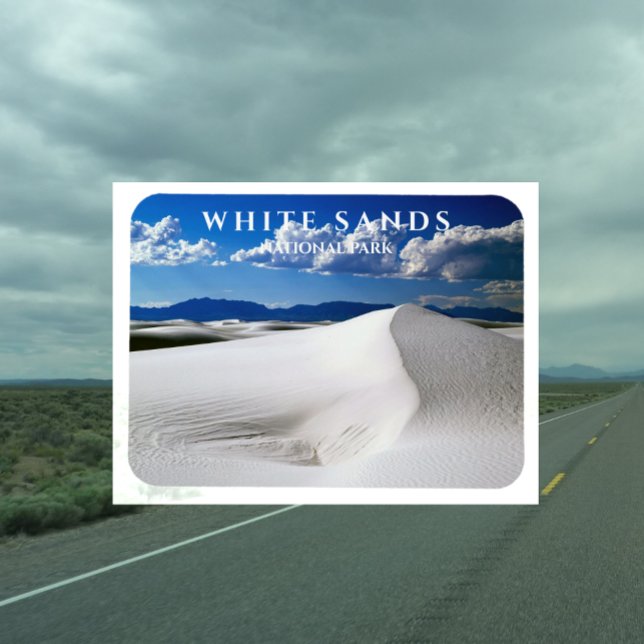 White Sands National Park, New Mexico Postcard Magnet (Creator Uploaded)