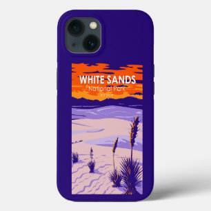 White Sands National Park New Mexico Vintage iPhone 13 Case