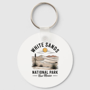 White Sands National Park Souvenir New Mexico Men Key Ring