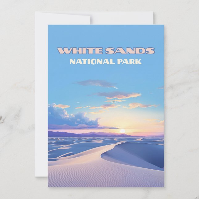 White Sands National Park Sunset Dunes New Mexico (Front)