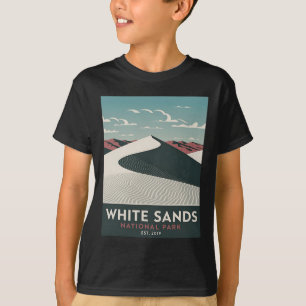 White Sands National Park Vintage Camping Hiking M T-Shirt
