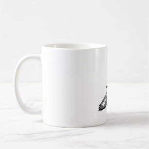 White Sands New Mexico bird logo Coffee Mug