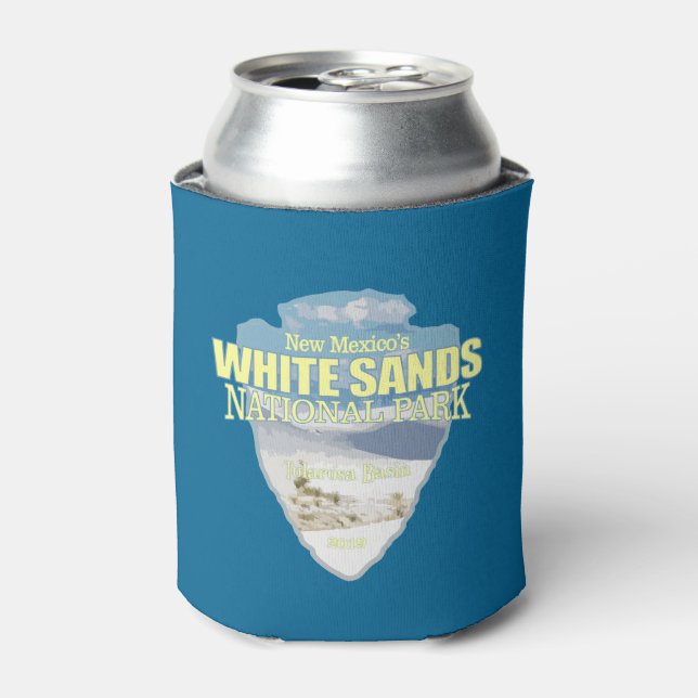 White Sands NP (arrowhead) Can Cooler (Can Front)