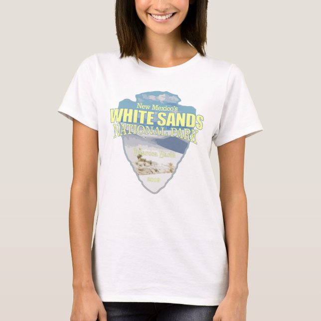 White Sands NP (arrowhead) T-Shirt (Front)