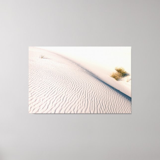 White Sands Pattern Canvas Print (Front)