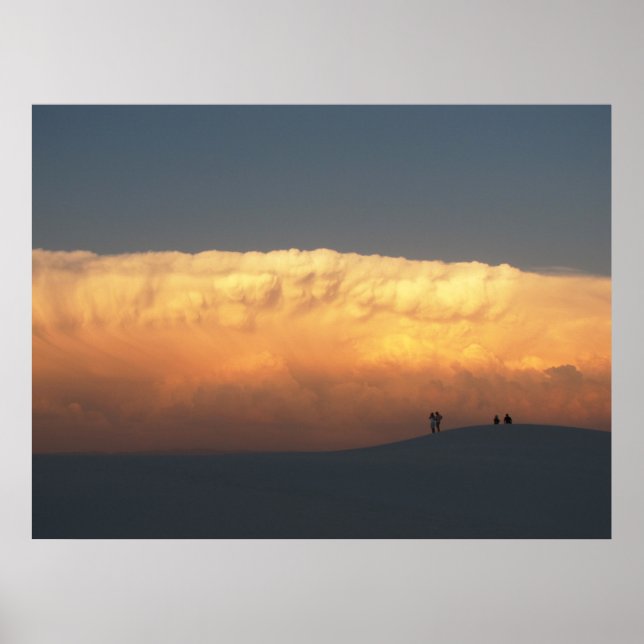 White Sands Thunderstorm Poster (Front)