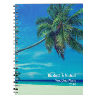 White Sandy Beach with Palm Trees Wedding Plans