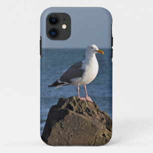 White seagull and ocean Case-Mate iPhone case