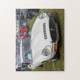 white Series 3 Jaguar E type 2+2 Jigsaw Puzzle