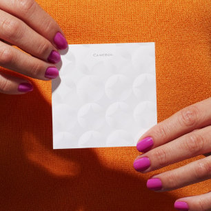 White Shadows Graphic Design Personalised Post-it Notes