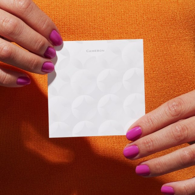White Shadows Graphic Design Personalised  Post-it Notes (Creator Uploaded)