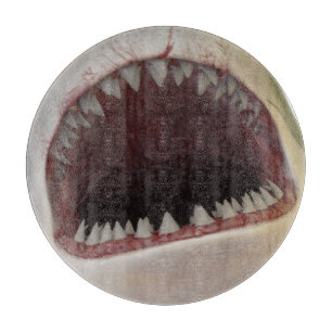 White shark  cutting board
