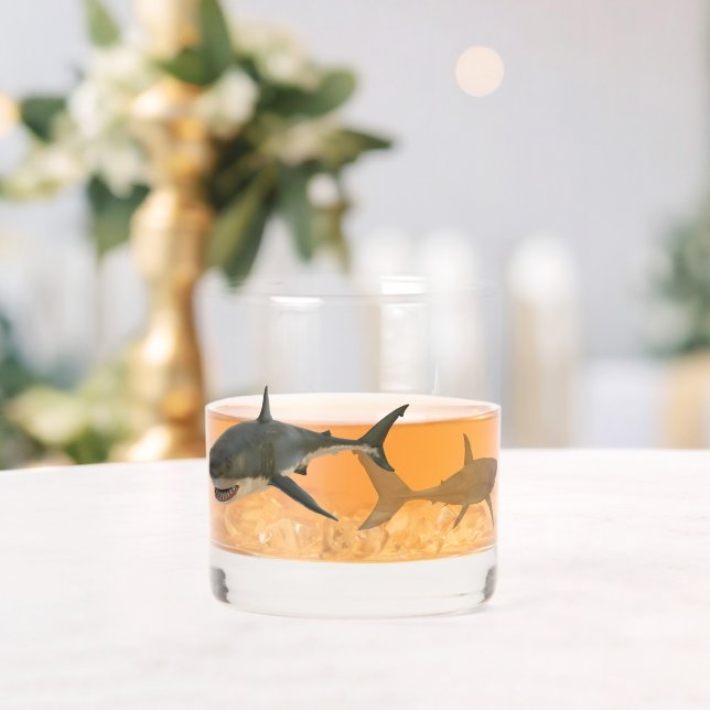 White Shark Whiskey Glass (Insitu (Wedding))