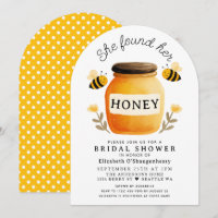 White She found Her Honey Bee Bridal Shower Arch