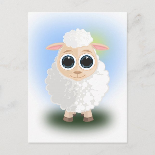 White Sheep Postcard (Front)