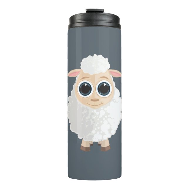 White Sheep Thermal Tumbler (Front)